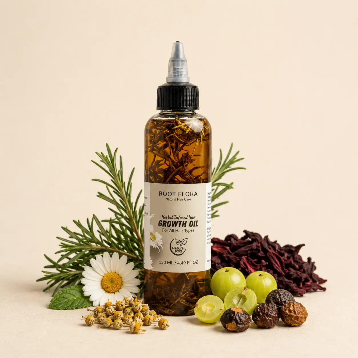 Herbal Infused Hair Growth Oil